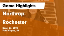 Northrop  vs Rochester  Game Highlights - Sept. 23, 2023