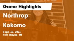 Northrop  vs Kokomo  Game Highlights - Sept. 30, 2023