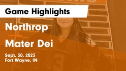 Northrop  vs Mater Dei  Game Highlights - Sept. 30, 2023
