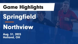 Springfield  vs Northview  Game Highlights - Aug. 31, 2023