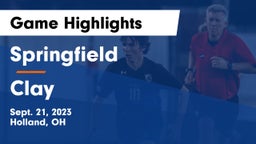 Springfield  vs Clay  Game Highlights - Sept. 21, 2023