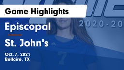 Episcopal  vs St. John's  Game Highlights - Oct. 7, 2021