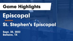 Episcopal  vs St. Stephen's Episcopal  Game Highlights - Sept. 30, 2022