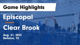 Episcopal  vs Clear Brook  Game Highlights - Aug. 31, 2023