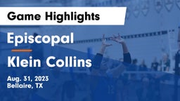 Episcopal  vs Klein Collins  Game Highlights - Aug. 31, 2023