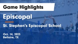 Episcopal  vs St. Stephen's Episcopal School Game Highlights - Oct. 14, 2023