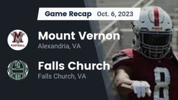 Recap: Mount Vernon   vs. Falls Church  2023