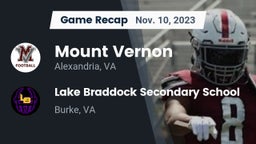 Recap: Mount Vernon   vs. Lake Braddock Secondary School 2023