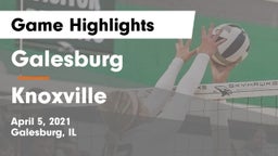 Galesburg  vs Knoxville  Game Highlights - April 5, 2021