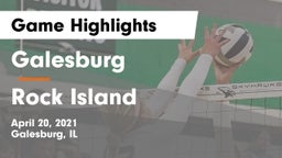 Galesburg  vs Rock Island  Game Highlights - April 20, 2021