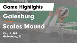 Galesburg  vs Scales Mound Game Highlights - Oct. 9, 2021