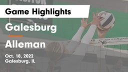 Galesburg  vs Alleman  Game Highlights - Oct. 18, 2022