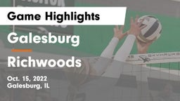 Galesburg  vs Richwoods  Game Highlights - Oct. 15, 2022