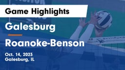 Galesburg  vs Roanoke-Benson Game Highlights - Oct. 14, 2023