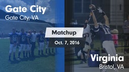 Matchup: Gate City High vs. Virginia  2016