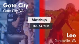 Matchup: Gate City High vs. Lee  2016