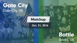 Matchup: Gate City High vs. Battle  2016