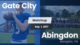 Matchup: Gate City High vs. Abingdon  2017