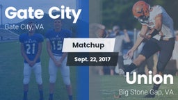 Matchup: Gate City High vs. Union  2017