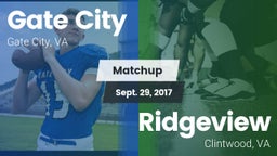 Matchup: Gate City High vs. Ridgeview  2017