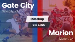 Matchup: Gate City High vs. Marion  2017