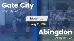 Matchup: Gate City High vs. Abingdon  2018