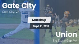 Matchup: Gate City High vs. Union  2018