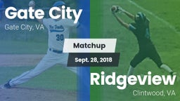 Matchup: Gate City High vs. Ridgeview  2018