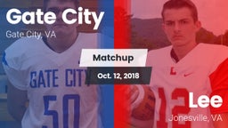 Matchup: Gate City High vs. Lee  2018