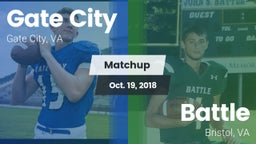 Matchup: Gate City High vs. Battle  2018