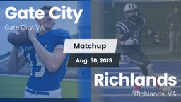 Matchup: Gate City High vs. Richlands  2019