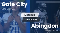 Matchup: Gate City High vs. Abingdon  2019