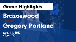 Brazoswood  vs Gregory Portland Game Highlights - Aug. 11, 2022