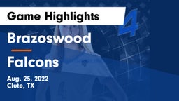 Brazoswood  vs Falcons  Game Highlights - Aug. 25, 2022