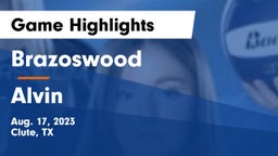 Brazoswood  vs Alvin Game Highlights - Aug. 17, 2023