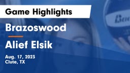 Brazoswood  vs Alief Elsik  Game Highlights - Aug. 17, 2023