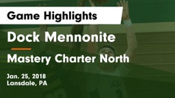 Dock Mennonite  vs Mastery Charter North  Game Highlights - Jan. 25, 2018