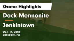 Dock Mennonite  vs Jenkintown  Game Highlights - Dec. 14, 2018