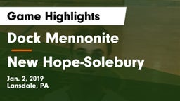Dock Mennonite  vs New Hope-Solebury  Game Highlights - Jan. 2, 2019