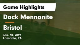 Dock Mennonite  vs Bristol  Game Highlights - Jan. 30, 2019