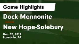 Dock Mennonite  vs New Hope-Solebury  Game Highlights - Dec. 20, 2019