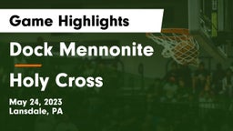 Dock Mennonite  vs Holy Cross  Game Highlights - May 24, 2023