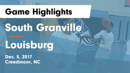 South Granville  vs Louisburg  Game Highlights - Dec. 5, 2017