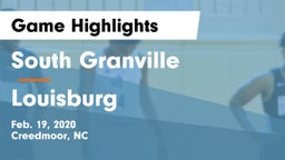 South Granville  vs Louisburg  Game Highlights - Feb. 19, 2020