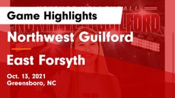 Northwest Guilford  vs East Forsyth  Game Highlights - Oct. 13, 2021