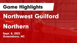 Northwest Guilford  vs  Northern Game Highlights - Sept. 8, 2022