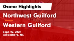 Northwest Guilford  vs Western Guilford  Game Highlights - Sept. 22, 2022