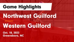 Northwest Guilford  vs Western Guilford  Game Highlights - Oct. 18, 2022