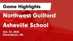 Northwest Guilford  vs Asheville School Game Highlights - Oct. 22, 2022