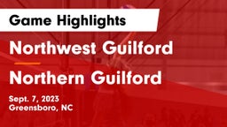 Northwest Guilford  vs Northern Guilford  Game Highlights - Sept. 7, 2023